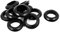 Aexit 30mm Diamètre Intérieur Double Oeillets En Caoutchouc Fil Oeillet Joint Anneau Protecteur De Câble Noir 10 PCS XI133976G551959E