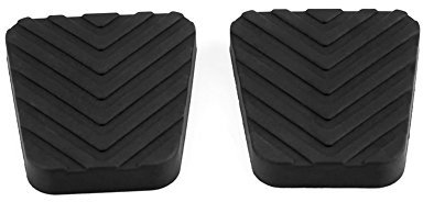 Brake Clutch Pedal Pads, 1 Pair Rubber Brake Pedal Cover Brake Clutch Pedal Pad for Tiburon Elant Genesis Coupe 3282536000