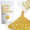 Hemway Glitter Paint Additive - Gold Holographic | Chunky Metallic Flakes for Adding Sparkle to Paints & Wood Varnish | Add to Emulsion, Acrylic & Latex for Indoor Sparkly Walls | 100 g