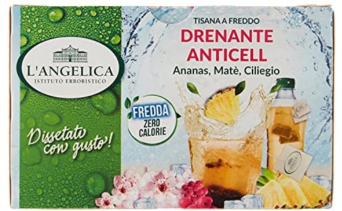L'Angelica Tisana a Freddo Drenante Anti Cellulite, 18 Filtri