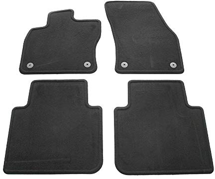 Seat 5FJ061675B041 Velpic Fußmatten 4X Stoffmatten v+h Textilfußmatten, schwarz