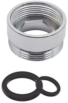 SUPER TOOL Metall-Wasserhahn-Adapter, 20–22 mm Innengewinde, wassersparender Belüfteranschluss (1 Stück)
