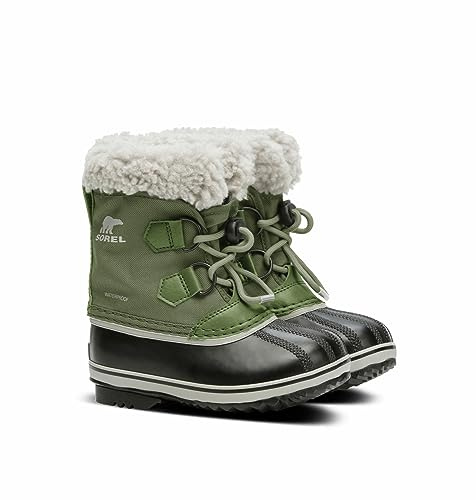 Sorel Yoot Pac Nylon Wp Unisex Kids Winter Boots, Hiker Green 2023, 8 UK