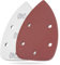 YoiYee 240 Grit Mouse Detail Sander Sanding Sheet, 5 Holes Sand Paper Pad, Hook and Loop Sandpaper, Ideal for Wood/Paint, 140 x 90mm, Pack of 10