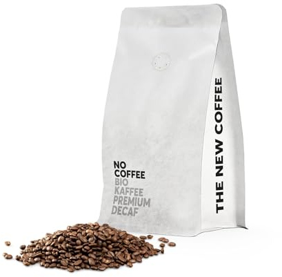 No Coffee® – Premium Decaf Coffee Bio (ganze Bohnen ohne Koffein, 250g) | Mit Wasser entkoffeinierte Kaffeebohnen | Koffeinfreier Kaffee schmeckt wie dein Lieblingskaffee | Kaffeebohnen koffeinfrei