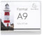 Exacompta - Réf. 89058QD - Lot de 10 porte-étiquettes à poser pour étiquettes, votre nom ou tout autre support - dimensions 5,2 x 3,7 cm horizontal - format à classer A9 - Couleur cristal