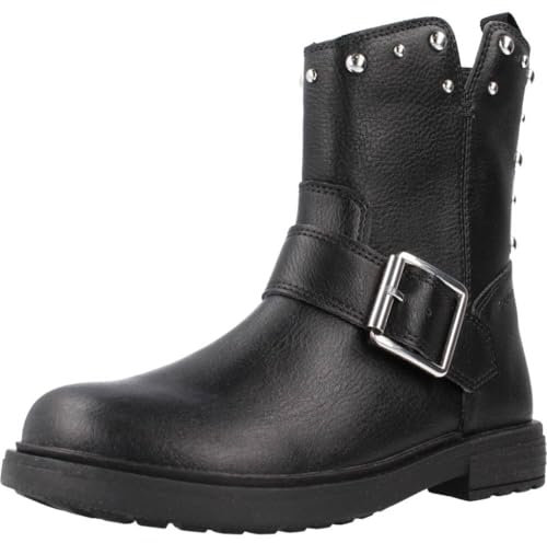 Geox J Eclair Girl, Stivale alla Caviglia, Nero, 33 EU