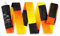 Prism Tube Tail 75 ft. Infrared: Queue de cerf-volant géométrique rouge, orange en nylon avec fibre de verre pour un spectacle fascinant dans le ciel