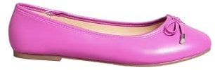 Yours - Ballerina Pumps in Wide E Fit & Extra Wide Eee Fit - Women's Pink