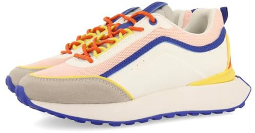 GIOSEPPO Weiße Sneaker mit blauen Details für Damen von Ballagat, bunt, 38 EU