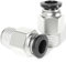 TAILONZ PNEUMATICI Rame maschio diritto 12mm tubo OD x 3/8 BSP Raccordi ad innesto rapido PC12-03 (Confezione da 2)