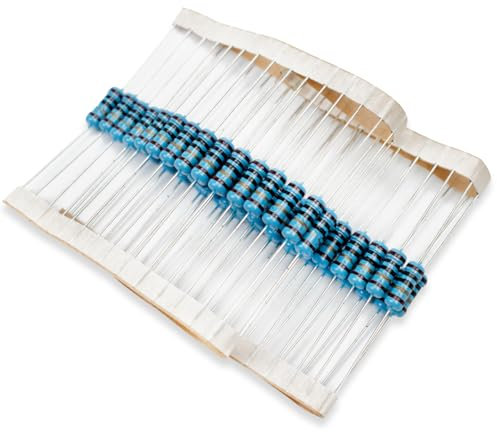 Innfeeltech 50 Pcs 1W 1% Toleranz 10 Ohm Metall Film Widerstand Widerstand für DIY Projekt und Experimente