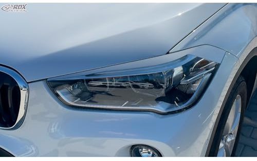 RDX Scheinwerferblenden passgenau | kompatibel mit BMW X1 F48 2015-2019 (ABS)