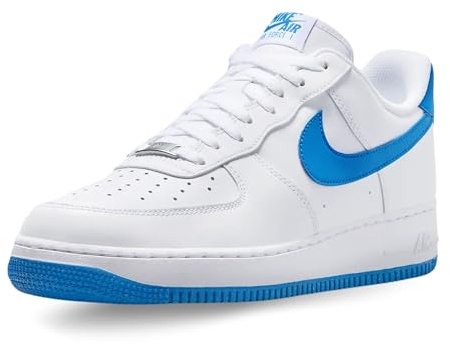 NIKE FJ4146-103 AIR Force 1 '07 Men White-Photo Blue-White UK 14