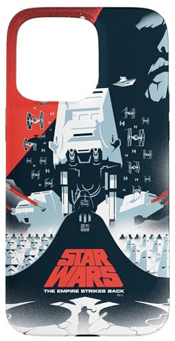 iPhone 15 Pro Max Star Wars The Empire Strikes Back Illustrated Movie Poster Case