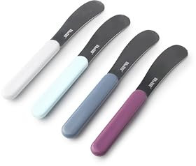IBILI - Spatola per burro in acciaio inox e plastica - 14,8 cm - Colore casuale