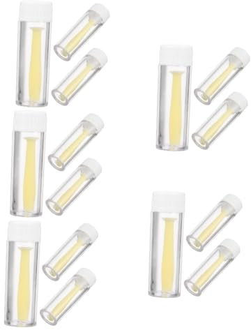 JECOMPRIS 5sets Silicone Contacts Lens Applicators Small Rgp Lens Stick Portable for Travel 3pcs*5