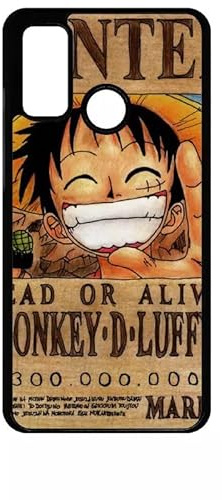Générique Coque pour Huawei p Smart 2020 - One Piece Luffy Wanted - Noir