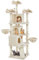 Yaheetech Arbre à Chat Géant 194 cm Tour pour Chat XXL Multiniveau avec 3 Perchoirs Design 2 Paniers 3 Niches Tour d’Escalade Griffoir Poteaux en Sisal Beige