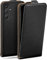 moex Flip Case für Samsung Galaxy A55 5G Hülle klappbar mit 360 Grad Schutz, Handyhülle mit Displayschutz, PU Leder Handytasche Lederhülle, Flip Case Cover Klapphülle, Schwarz