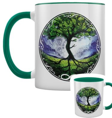 Grindstore Spiritual Tree of Life Green Inner 2-Tone Mug