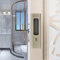 betensh Cerradura con llave puerta corredera Manija de Cerradura Embutir de Puerta de Bolsillo con Llave Corrediza 160mm Bronce