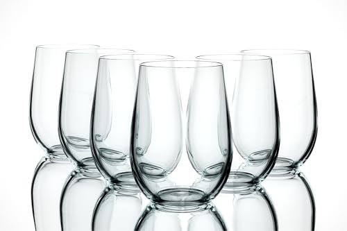 Rastal Wasserglas Saftglas Trinkgläser I 6er Set I Viana Serie I Longdrinkglas I Weinglas I 495 ML I Premium Glas I Spülmaschinengeeignet
