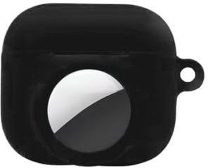 Custodia protettiva in silicone per AirPods 4 con due ingressi per airtag Tracking Locator Accessori Heaphone Lost