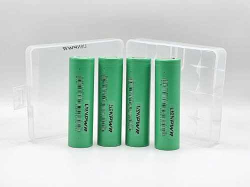 4x EVE 25P - 2500mAh - 30A - 3.7V, Very High Performance Vape Battery! - Flat Top Li-Po Battery. Recent Batch, Well known Manufacturer - EVE. Case Included