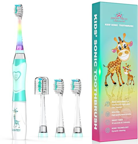 Elektrische Zahnbürste Kinder (Grüne Giraffe)