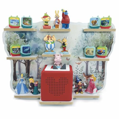 Smagnon Regal für die Toniebox und Tonie Figuren Motiv Tiere im Wald Kinderspielzeug (Hauptregal)