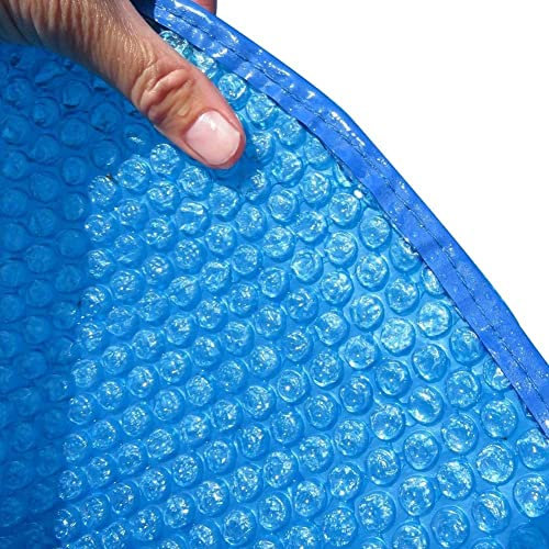 Solar Pool Heater Cover, Rectangle Solar Pool Cover With Grommet, Bubble Floating Thermal Blanket Heavy Duty Pool Hot Tub Spa Solar Covers,Dust Pool Cover Protector With Drawstring Design(2m x 4m(6ft