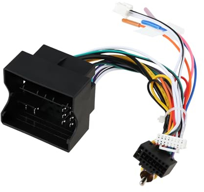 EMSea 16Pin Audio Player Power Cable Adapter Compatible with Volkswagen Compatible with Golf 7 Stereo Harness