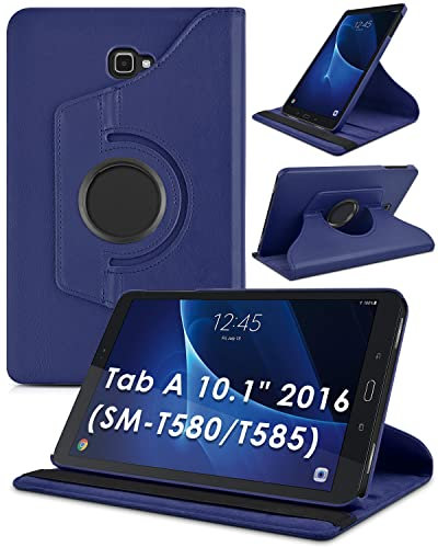 Samsung Galaxy Tab A6 10.1 case, Samsung T580, Galaxy T585 Case, Samsung Tab A 10.1 Rotating Case,Premium PU Leather 360 Degree Rotating Stand Cover for Samsung Galaxy Tab A 10.1 T580 / T585