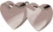 NET TOYS Hochzeit Luftballon Gewicht Herz Ballonbeschwerer 170 g Silber Ballongewicht Party Luftballons