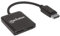 Manhattan 207768 DisplayPort auf 2-Port DP Splitter mit Multi-Stream Transport, schwarz