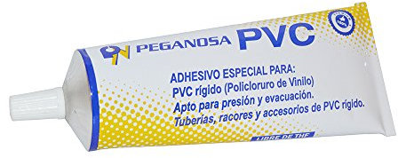 Peganosa APVC0125CC Tubo de Pegamento de PVC, 125 ml
