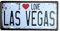 Shinewe Nummernschild Vintage Old House Wanddekoration Garage Kunst Wandposter 15 x 30 cm (I Love LAS Vegas)