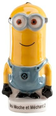 dekora - Decorazione per torte con Stuart Minions Despicable Me 6cm, statuetta in porcellana, decorazione non commestibile per torte e cupcakes