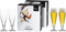 EISCH Superior SensisPlus Bierglas, 470 ml, Pilsgläser mit SENSISPLUS-Belüftungstechnologie, Brilliantes Kristallglas, 4 Stück im Geschenkkarton