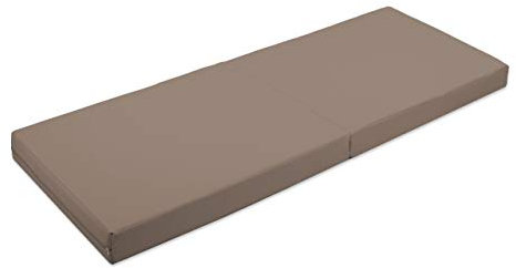 Gutekissen® Weichbodenmatte Gymnastikmatte Turnmatte Fitnessmatte Faltmatratze 2 EKO MAT (170x85x5, Hellbraun)