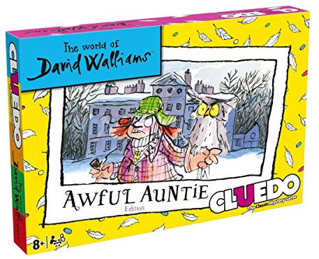Winning Moves The World of David Walliams Awful Auntie Edition Cluedo Mystery Brettspiel, Spielen Sie mit Stella, Gibbon und den Geistern von Lord und Lady Saxby, 2 6 Spieler ist ein tolles Geschenk