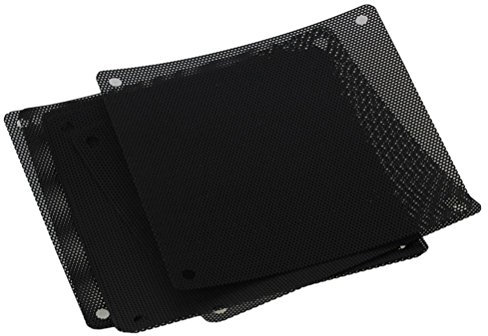 SOLUSTRE 120mm PVC PC Cooler Fan Dust Filter Dustproof Case Cover Computer Mesh (Black)