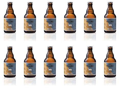 Birra Follina - la Follinetta - Birra Artigianale Belgian Saison non filtrata e non pastorizzata - 33cl - Gradazione Alcolica 5.0% - Prodotta in Italia (12)
