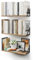 CASSA étagères murales flottantes pour Livres Lot de 3, étagère bibliothèque pour Chambre à Coucher Salon Bureau Salle de Bain Cuisine Bois Rustique avec Support en métal (Naturel)