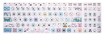 WYGCH Silicon Keyboard Cover for MSI 15.6 inch GL62M GF62 GP62 GT62VR GE63VR GP63 GS63VR WS60 WS63VR,17.3 inch GS75 GE75 GF75 GL72 GP72MX GS73 GE73VR GS73VR GT73 GT73VR GV72 GT72 GT72S Laptop-Garland