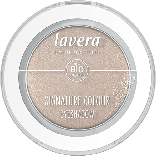 lavera Signature Colour Eyeshadow -Moon Shell 05- nude - Organic Almond Oil & Vitamin E - Vegan - Shimmering - Intense Color Pay-off (1 pc.)