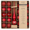 MAGIC by Inge - Weihnachtskugeln Set 19-teilig Merry Red, mit Christbaumspitze und Kugeln, Christbaumschmuck Glas