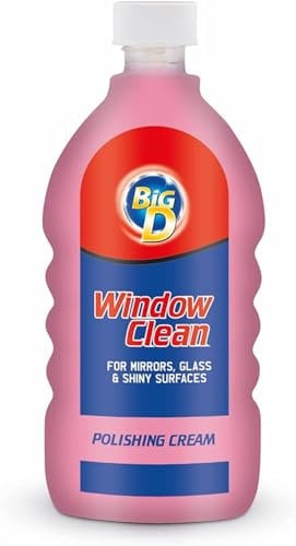 Big D Window Clean 500ml – Streak-Free Glass Cleaner for Crystal Clear Windows, Powerful Cleaning Formula for Residential & Commercial Use, Easy-to-Use