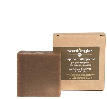 Sant'Egle Bio Aleppo Seife mit 40% Lorbeerblatt
